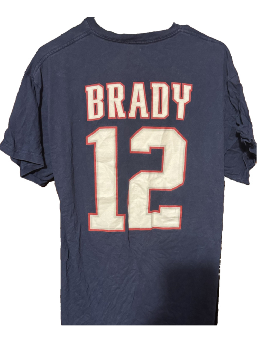 New England Patriots Tom Brady Player Tee Men XL ? Blue